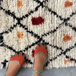 Azilal Vintage Teppich mit bunten Farben